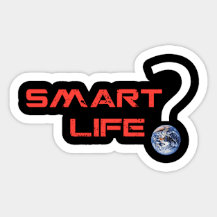 SMART LIFE (white) Sticker